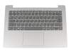 LCM16H36D0-686 teclado incl. topcase original Lenovo DE (alemán) gris/plateado