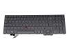 LIM21G86D0JG623 teclado original Lenovo DE (alemán) gris/canosa con retroiluminacion y mouse-stick