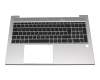 M07493-041 teclado incl. topcase original HP DE (alemán) negro/negro con mouse stick