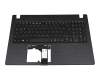 NKI151708B teclado incl. topcase original Acer DE (alemán) negro/negro