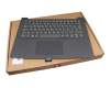 PC4CP-GE teclado incl. topcase original Lenovo DE (alemán) gris/canaso