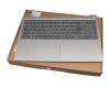 PC5C-FR teclado incl. topcase original Lenovo FR (francés) gris/plateado