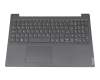 PC5CP-GR teclado incl. topcase original Lenovo DE (alemán) gris/canaso