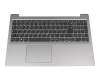 PC5CP-GR teclado incl. topcase original Lenovo DE (alemán) gris/plateado