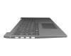 PC5CP-GR teclado incl. topcase original Lenovo DE (alemán) gris/plateado