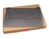 PK131K71B20 teclado incl. topcase original Lenovo DE (alemán) gris/canaso con retroiluminacion