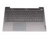 PK131K71B20 teclado incl. topcase original Lenovo DE (alemán) gris/canaso con retroiluminacion