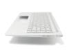 PK1322R2B10 teclado incl. topcase original HP DE (alemán) plateado/plateado con retroiluminacion