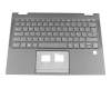 SG-95400-2DA teclado original Lenovo DE (alemán) gris con retroiluminacion