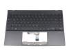 SG-A-3930-2DA teclado incl. topcase original Asus DE (alemán) gris/canaso con retroiluminacion