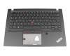 SN1381BL2 teclado incl. topcase original Lenovo DE (alemán) negro/negro con retroiluminacion y mouse stick