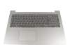 SN20M63157 teclado incl. topcase original Lenovo FR (francés) gris/plateado con retroiluminacion