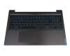 SN20T04695 teclado incl. topcase original Lenovo DE (alemán) negro/azul/negro con retroiluminacion