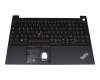 SN20W68876 teclado incl. topcase original Lenovo DE (alemán) negro/negro con retroiluminacion y mouse stick