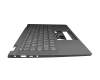 Teclado incl. topcase DE (alemán) gris/canaso (Fingerprint) original para Lenovo IdeaPad Flex 5-14ARE05 (82DF)