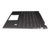 Teclado incl. topcase DE (alemán) gris/canaso con retroiluminacion original para HP Envy x360 13-ar0900