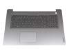 Teclado incl. topcase DE (alemán) gris/canaso original para Lenovo IdeaPad 3-17ITL6 (82H9)