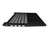 Teclado incl. topcase DE (alemán) gris/negro original para Lenovo IdeaPad S145-14API (81UV)