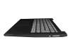 Teclado incl. topcase DE (alemán) gris/negro original para Lenovo IdeaPad S145-14API (81UV)