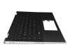 Teclado incl. topcase DE (alemán) negro/negro con retroiluminacion original para HP Pavilion x360 14-dh0900