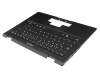 Teclado incl. topcase DE (alemán) negro/negro original para Emdoor YS11G