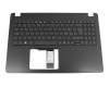 Teclado incl. topcase SF (suiza-francés) negro/negro original para Acer Aspire 3 (A315-54K)